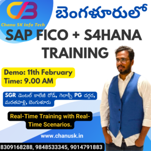 SAP FICO Training In Bangalore Branch