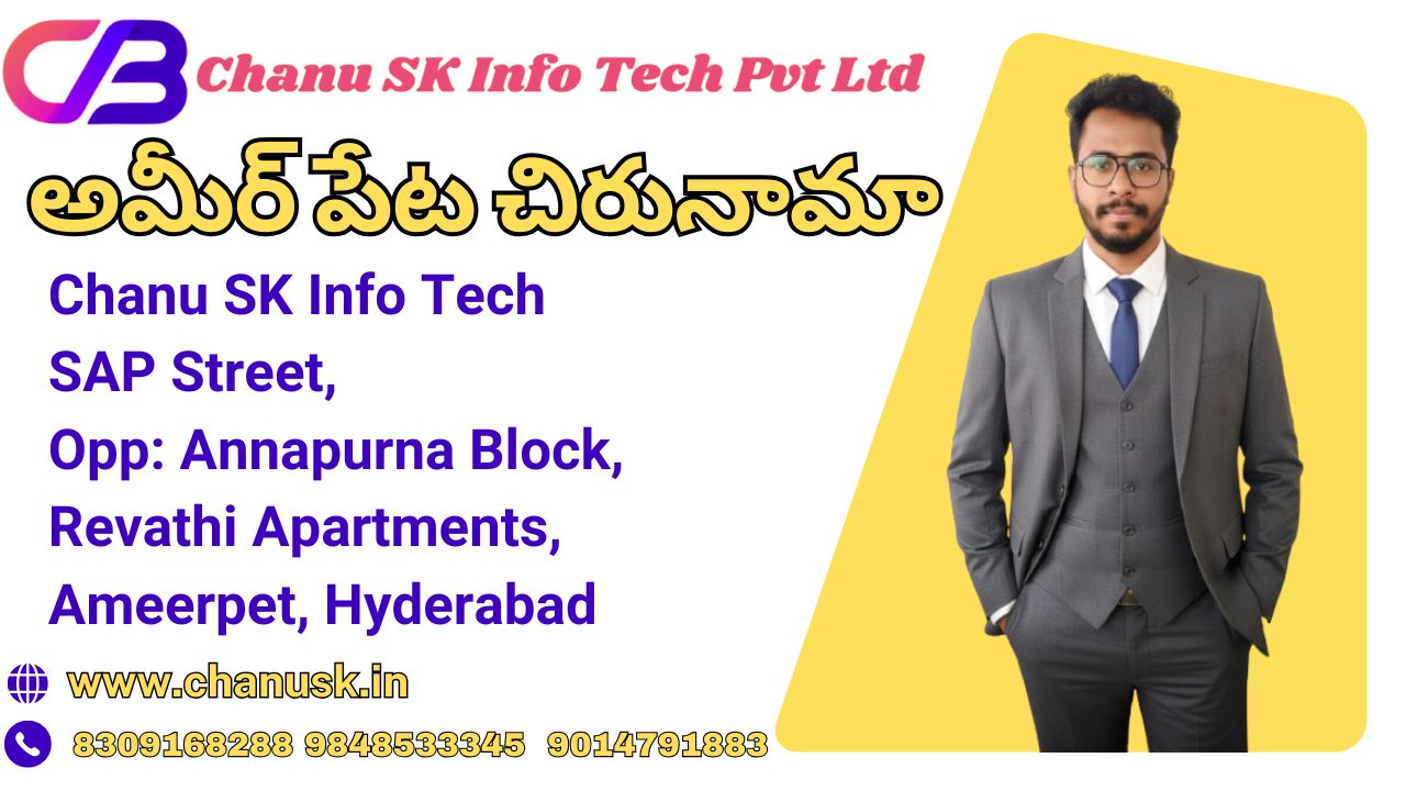 Chanu-SK-Info-Tech-Ameerpet-Address